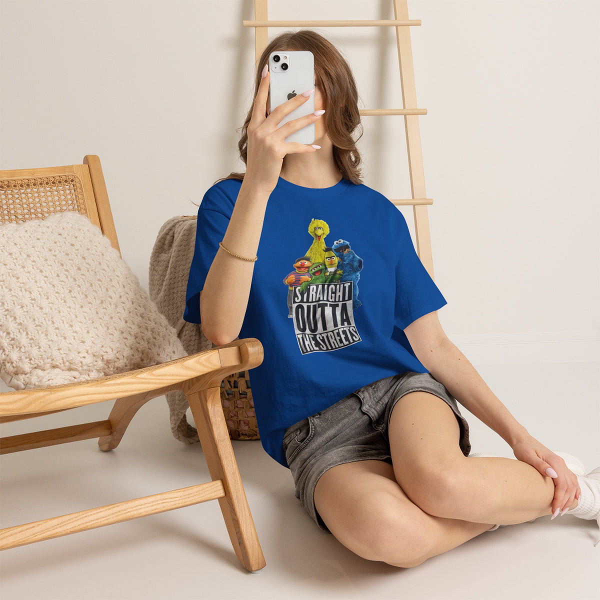 T-Shirt — "Straight Outta the Streets" Sesame Friends Graphic Tee