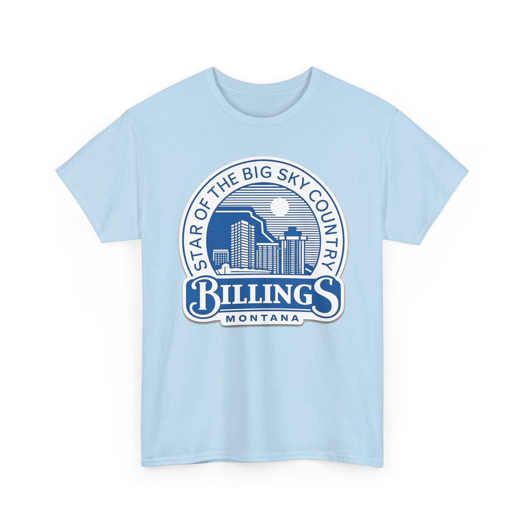 Billings Montana Tee — "Star of the Big Sky Country" Retro City Skyline T-Shirt