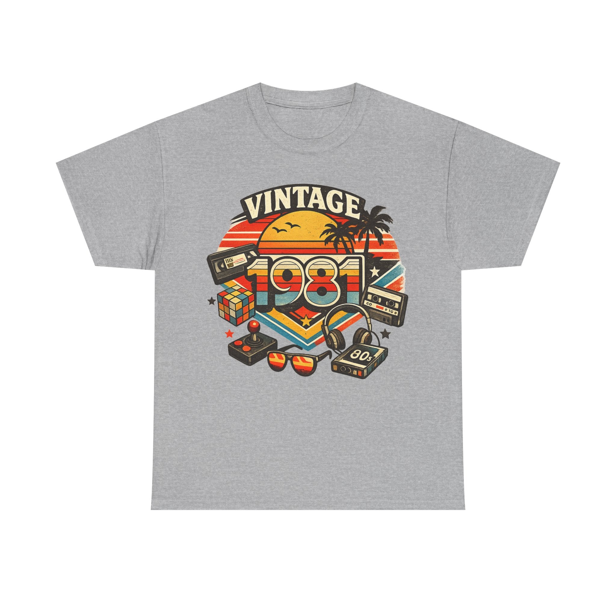 Vintage 1981 Retro Tee — 80s Nostalgia Graphic T-Shirt