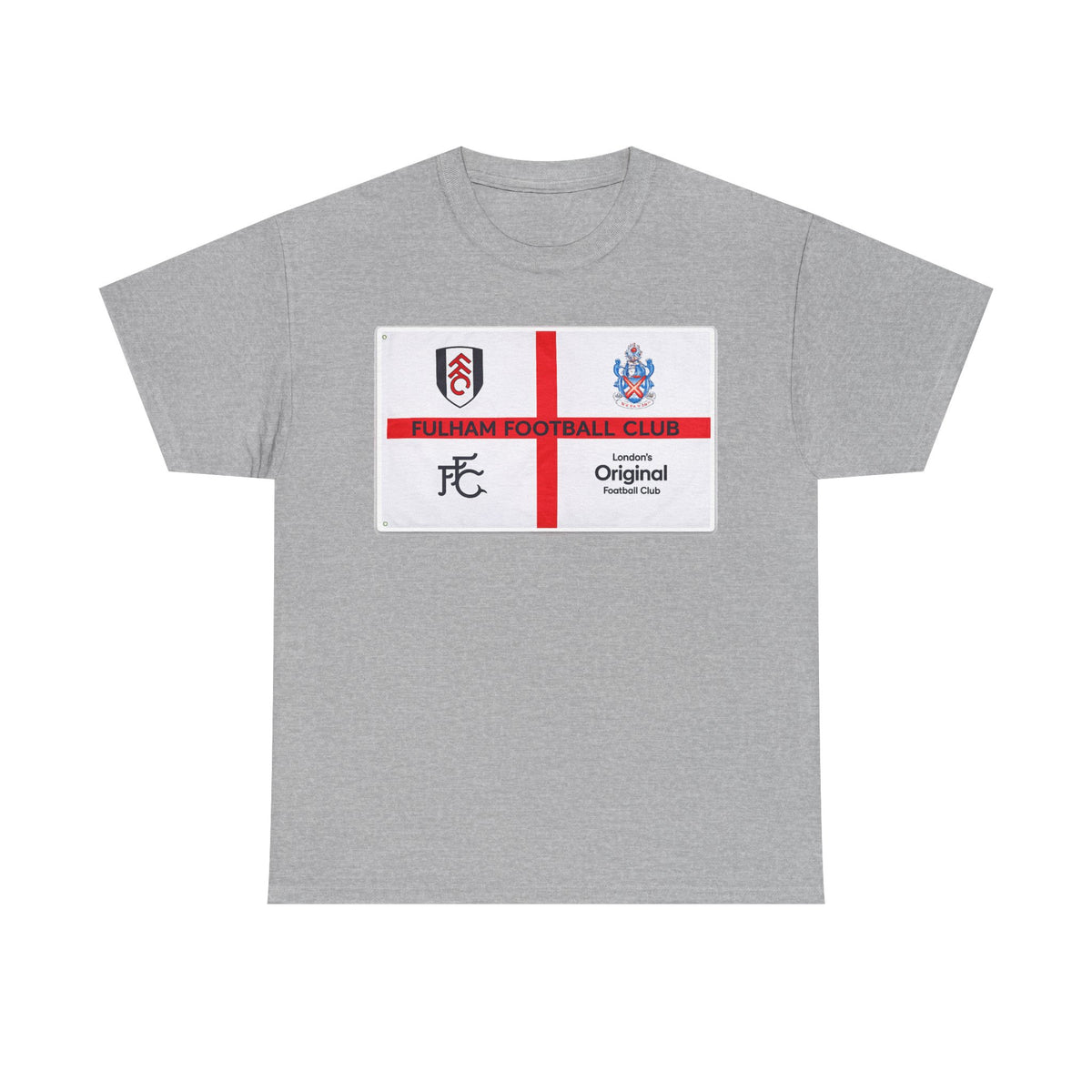 Fulham Football Club Crest Tee — St George’s Cross Football Shirt