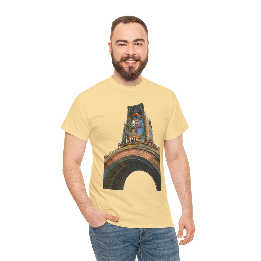 Epci Universe Vintage Theater Arch Graphic Tee — 'Epic' Retro Marquee T-Shirt