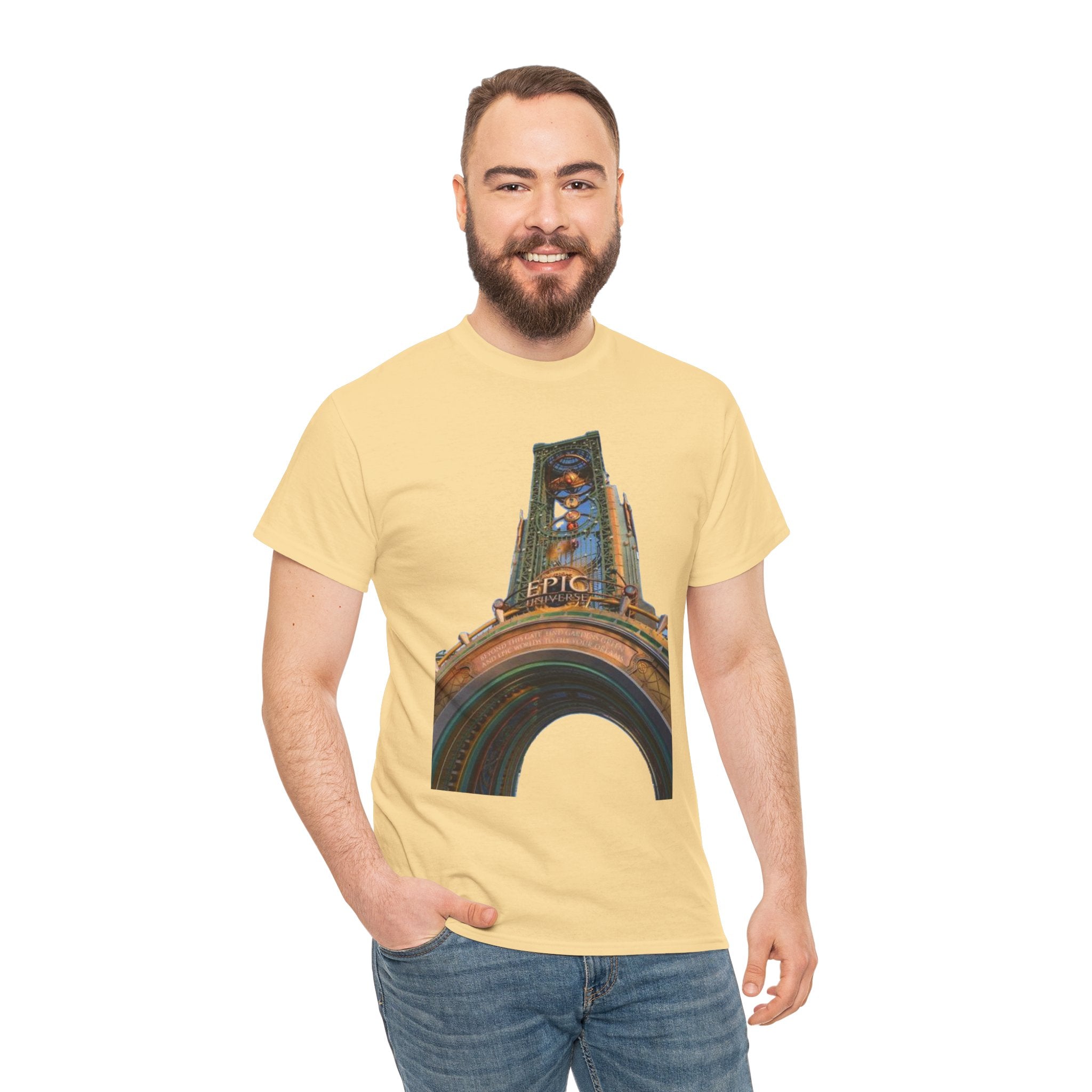 Epci Universe Vintage Theater Arch Graphic Tee — 'Epic' Retro Marquee T-Shirt
