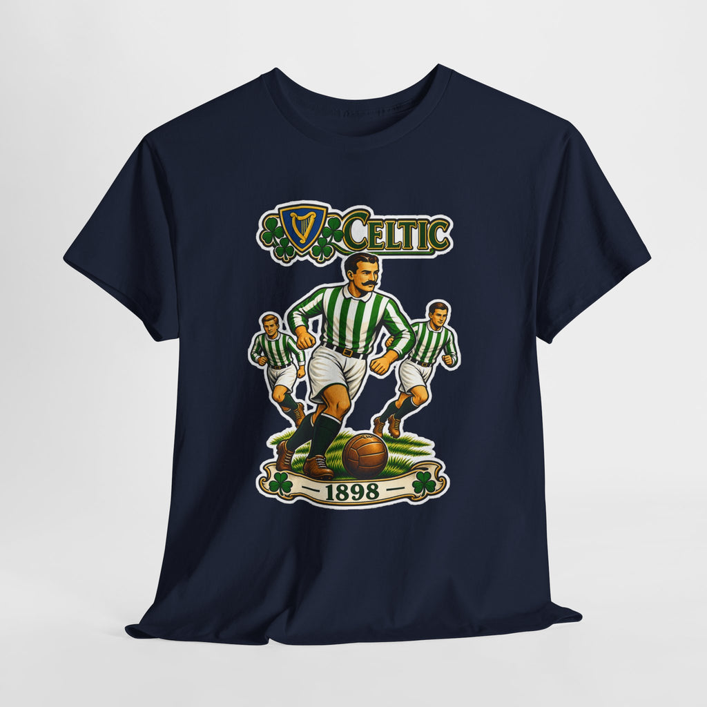 Celtic Football Retro Players Tee — 1898 Vintage Soccer Shirt