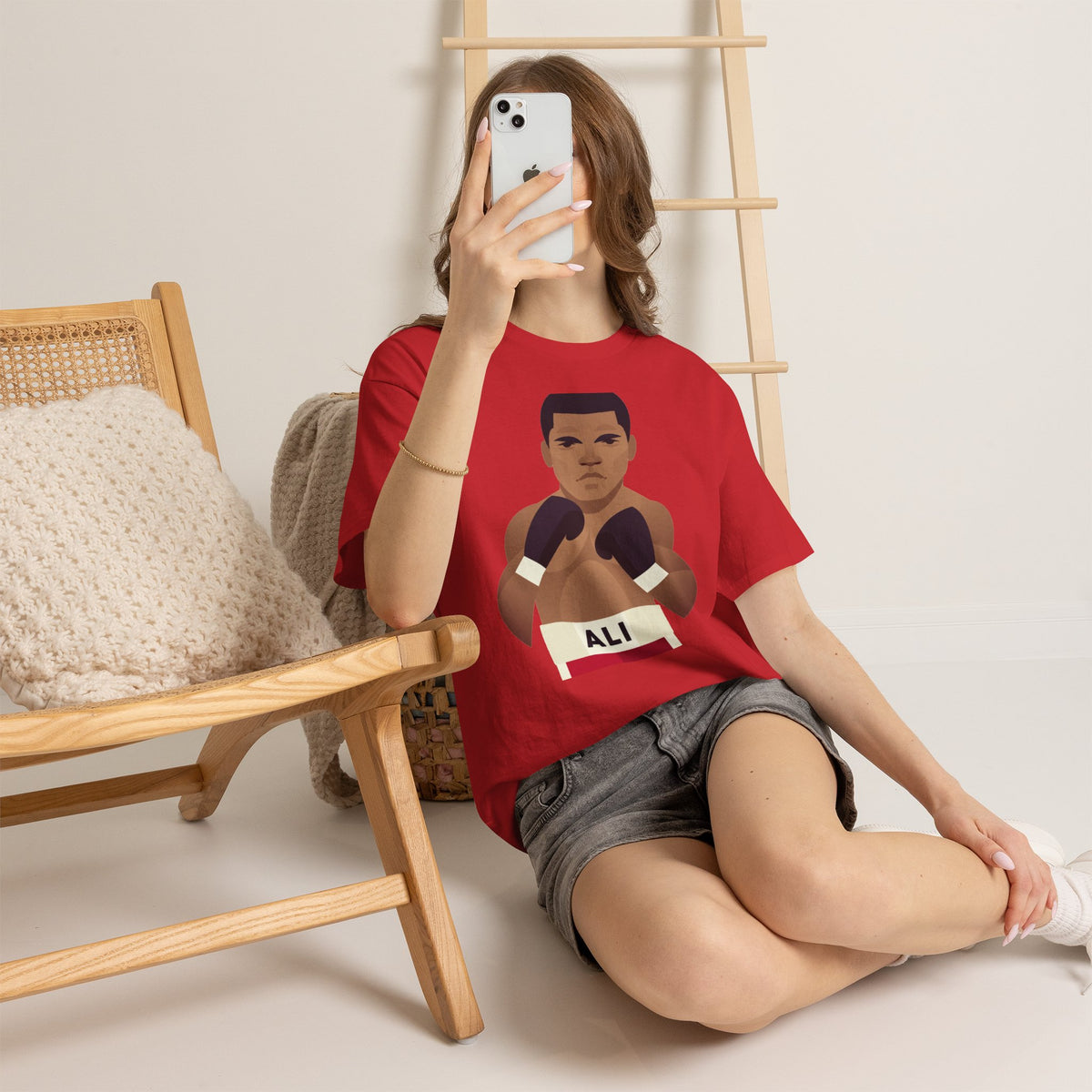 Muhammad Ali Boxing Champion Cotton T-Shirt