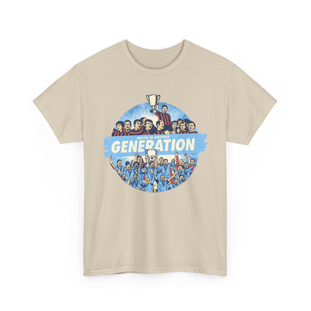 Manchester City Maybe in Another Generation Champions T‑Shirt — Retro Team Fan Tee