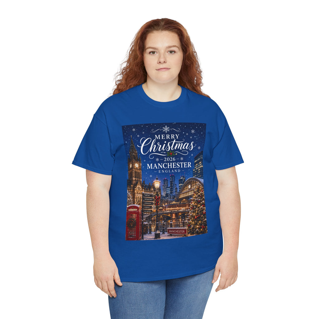 Manchester Christmas Tee — Merry Christmas 2026 Holiday T‑Shirt