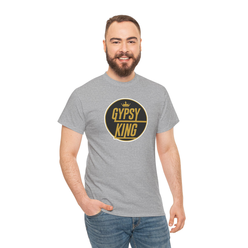 Gypsy King Graphic Tee — Retro Black & Gold Crown Logo T‑Shirt