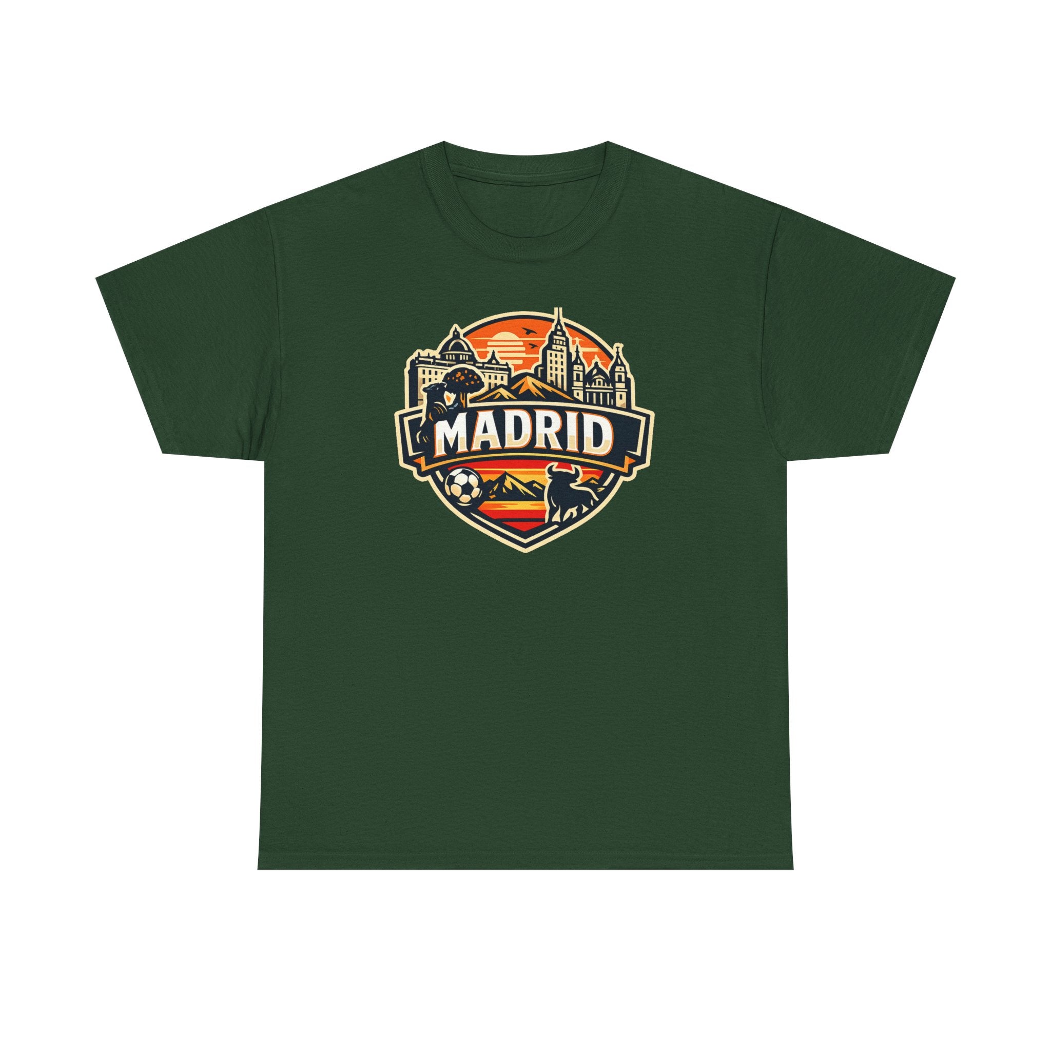 Madrid Skyline Soccer Crest T-Shirt