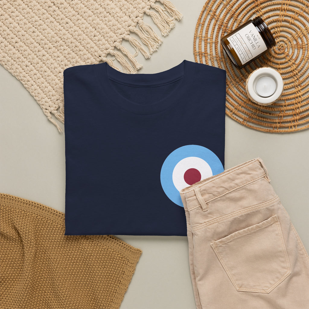 Manchester City Inspired Target Roundel Cotton T-Shirt