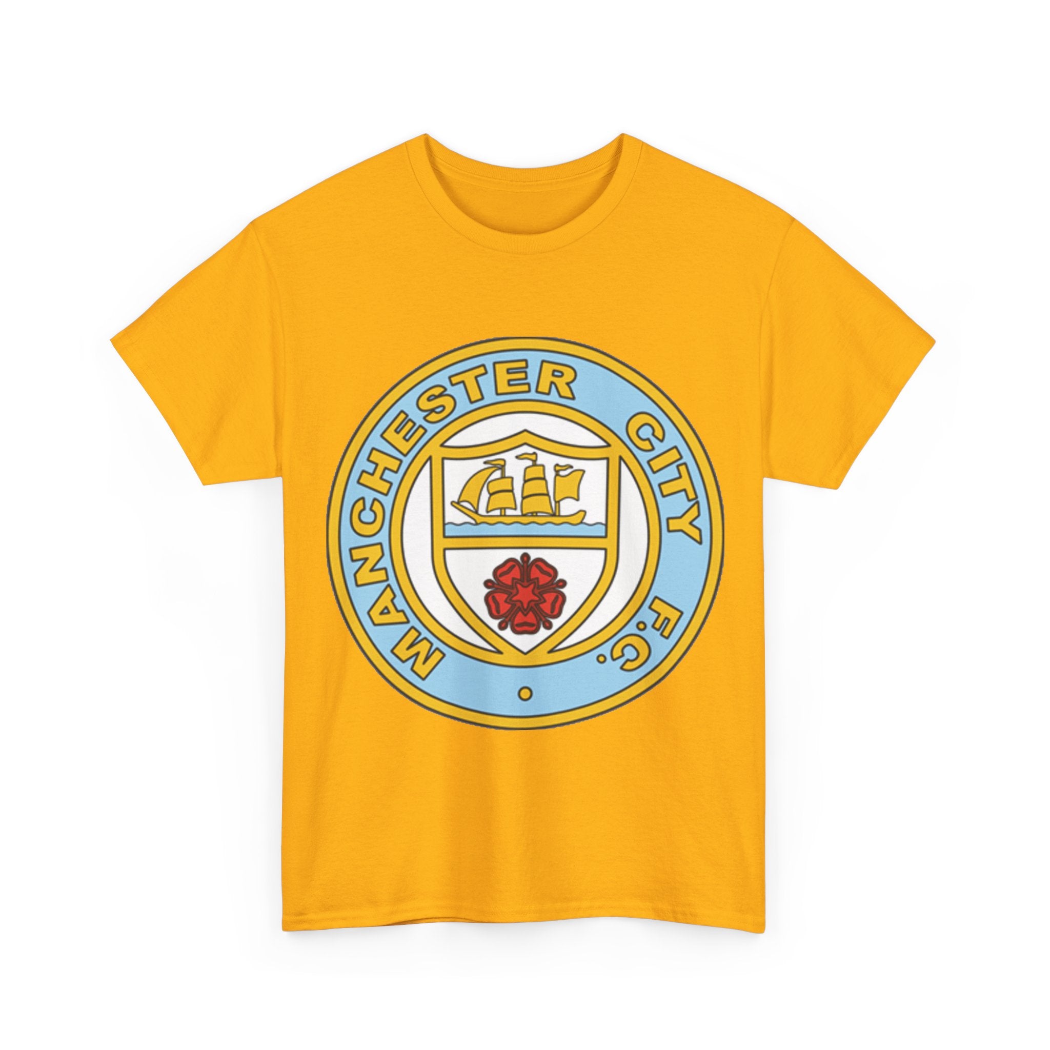 Manchester City FC Retro Crest T-Shirt – Retro Football Fan Tee