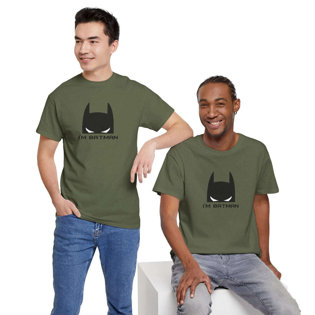 I'm Batman Graphic Tee — Funny Superhero Mask T-Shirt