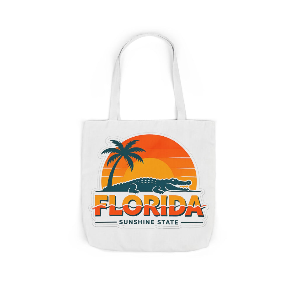 Florida Sunshine State Canvas Tote