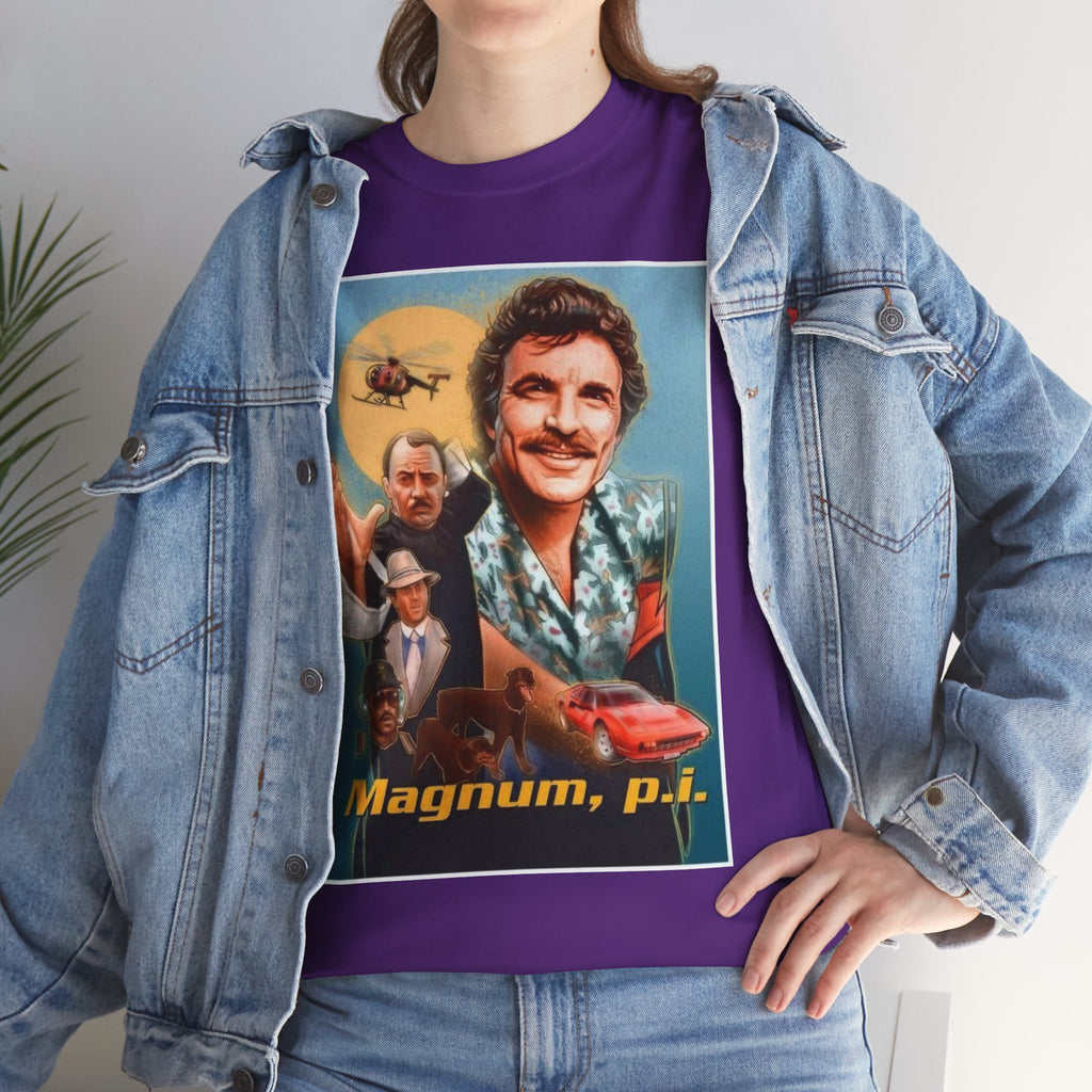 Magnum, P.I. Retro TV Show Inspired Cotton T-Shirt