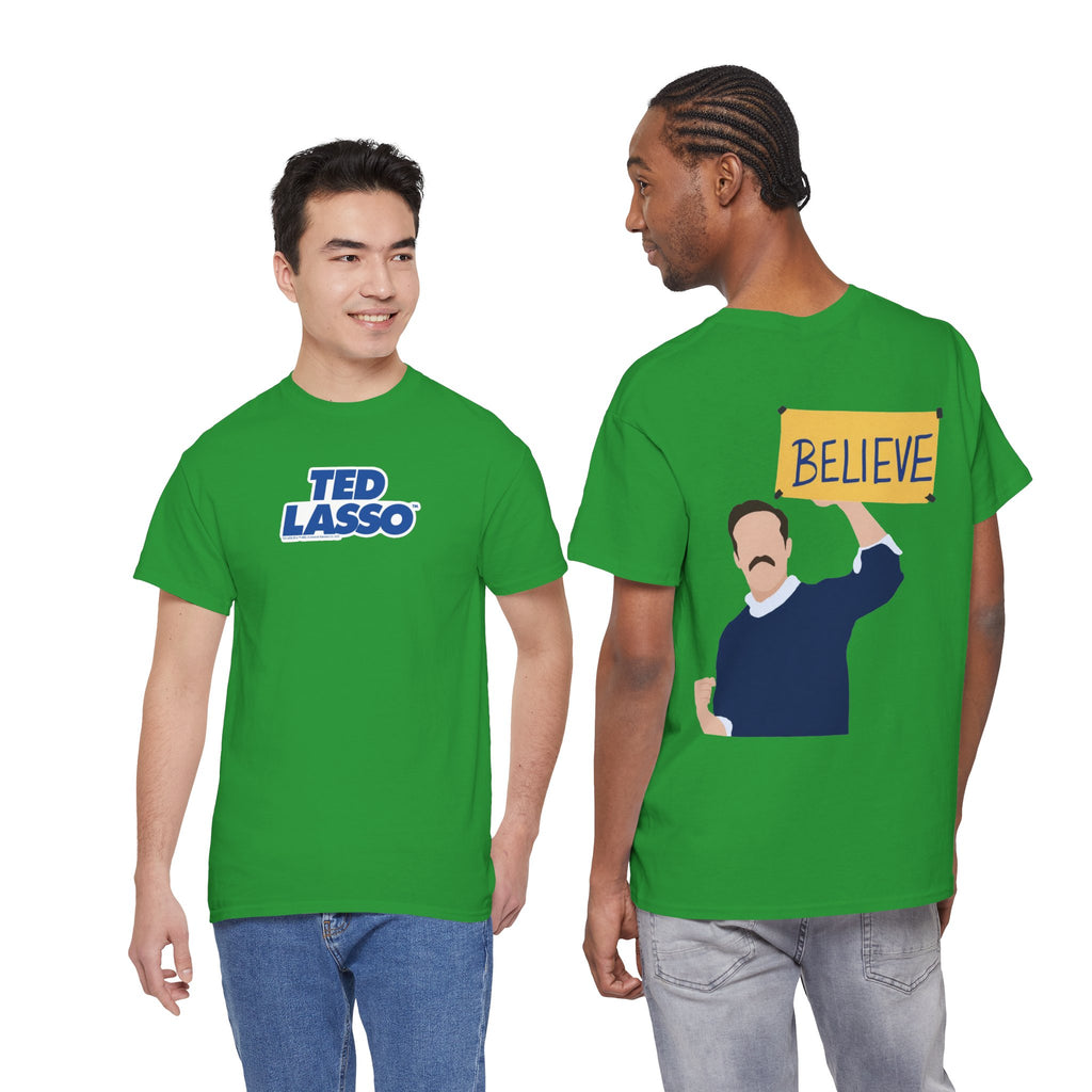 Ted Lasso Inspired "Believe" Tee — Inspirational TV Fan Shirt Cotton T-Shirt