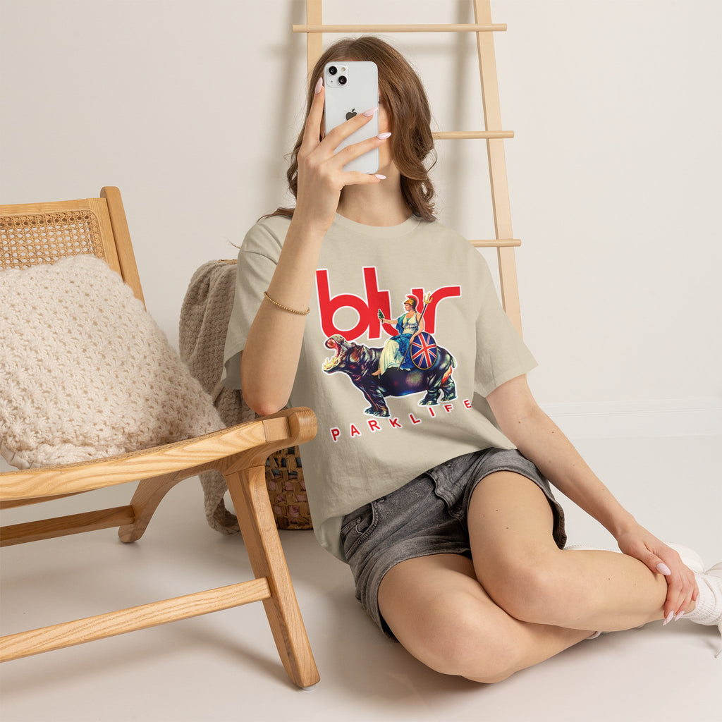 Blur PARKLIFE British Bulldog Graphic Cotton T-Shirt
