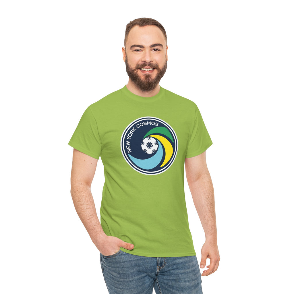 New York Cosmos Retro Logo Cotton T‑Shirt — Vintage Soccer Tee