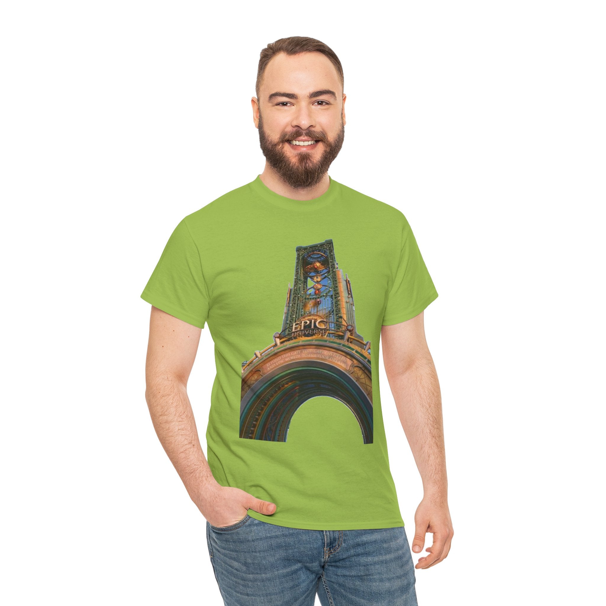 Epci Universe Vintage Theater Arch Graphic Tee — 'Epic' Retro Marquee T-Shirt
