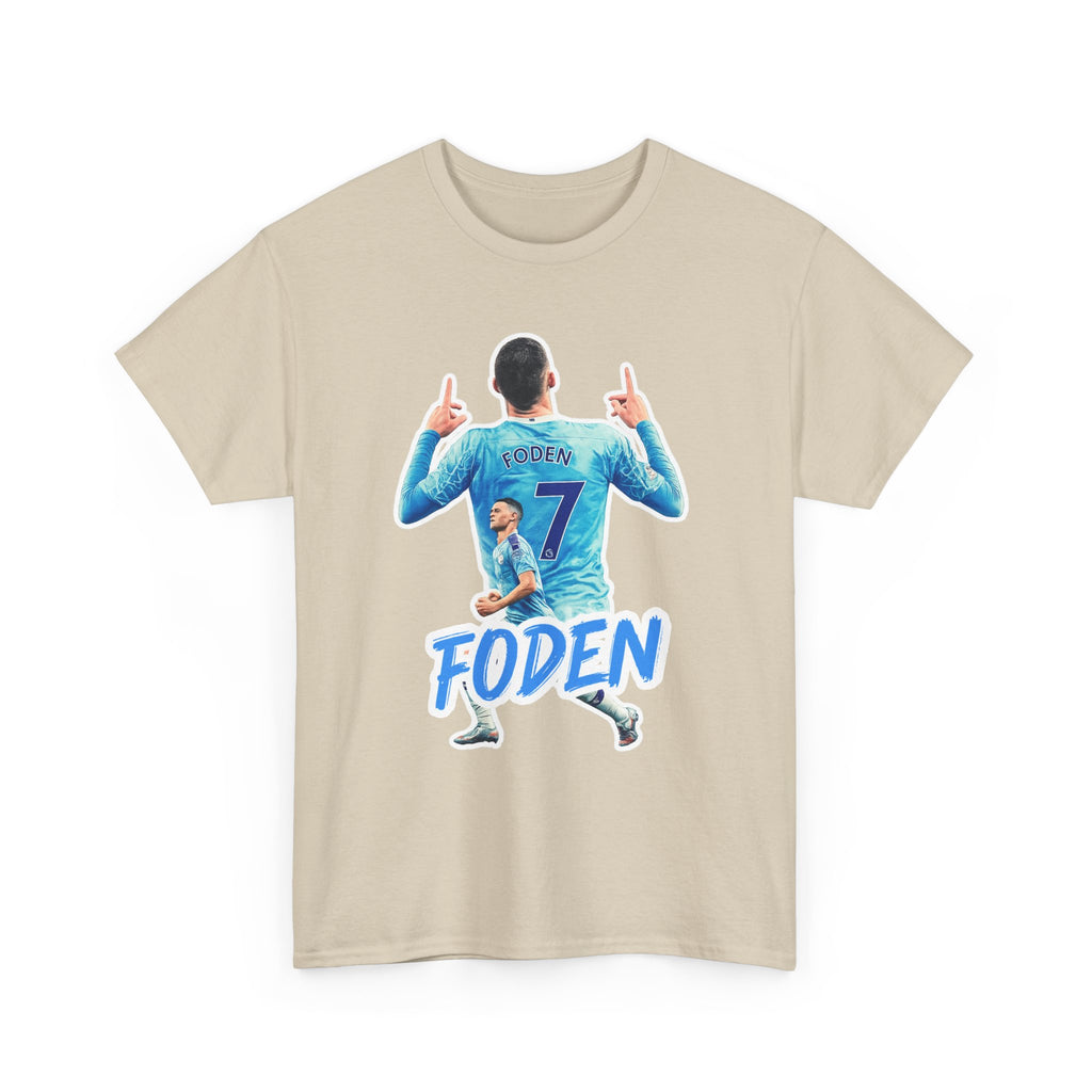 Phil Foden #7 Soccer T‑Shirt — Manchester City Fan Jersey Tribute