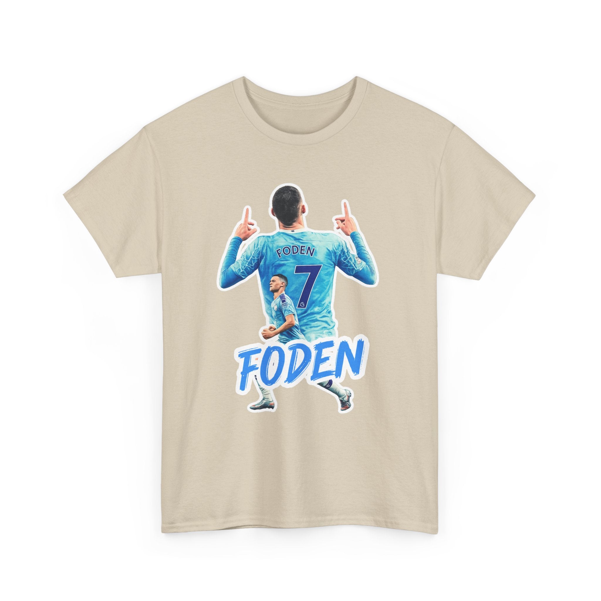 Phil Foden #7 Soccer T‑Shirt — Manchester City Fan Jersey Tribute