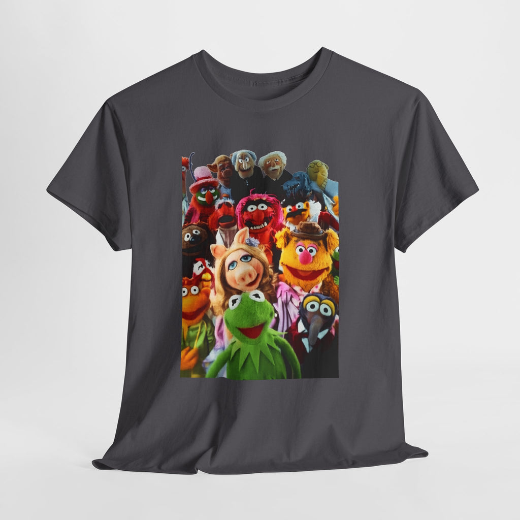 Muppets Puppet Ensemble Graphic Tee — Fun Family Cartoon Shirt