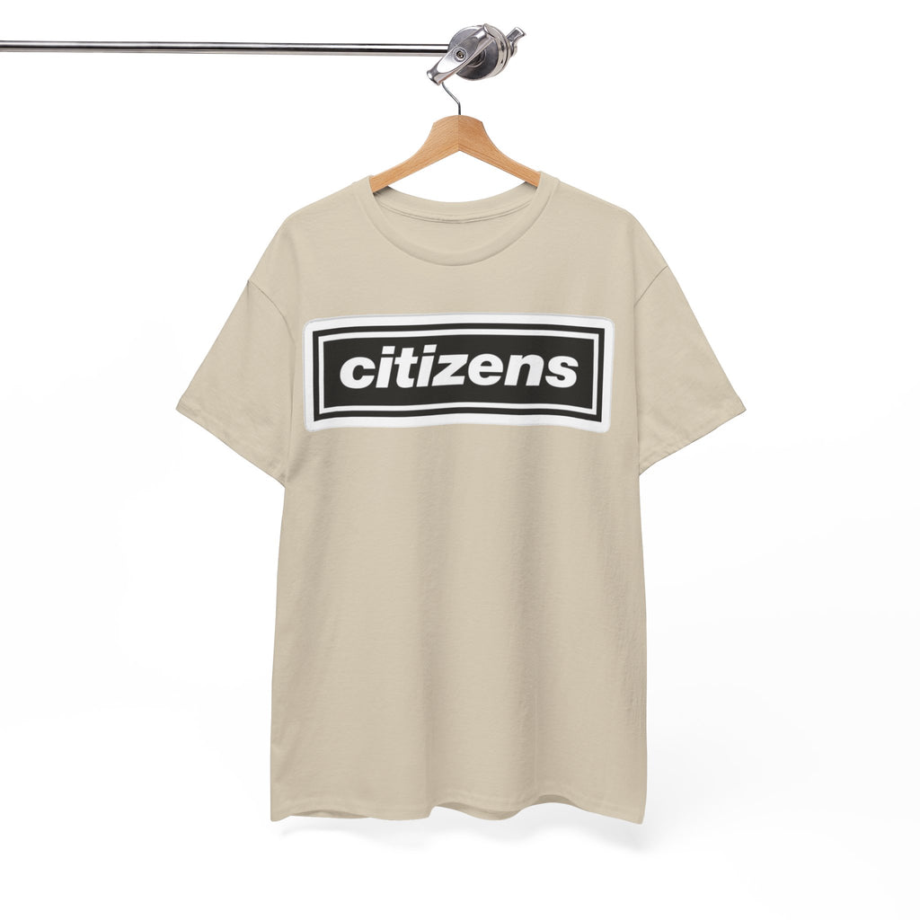 Citizens Manchester City Logo T-Shirt — Minimal Retro Box-Logo Tee