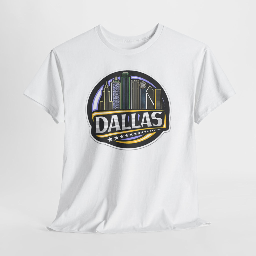 Dallas Skyline Tee — Vintage City Skyline Graphic T-Shirt