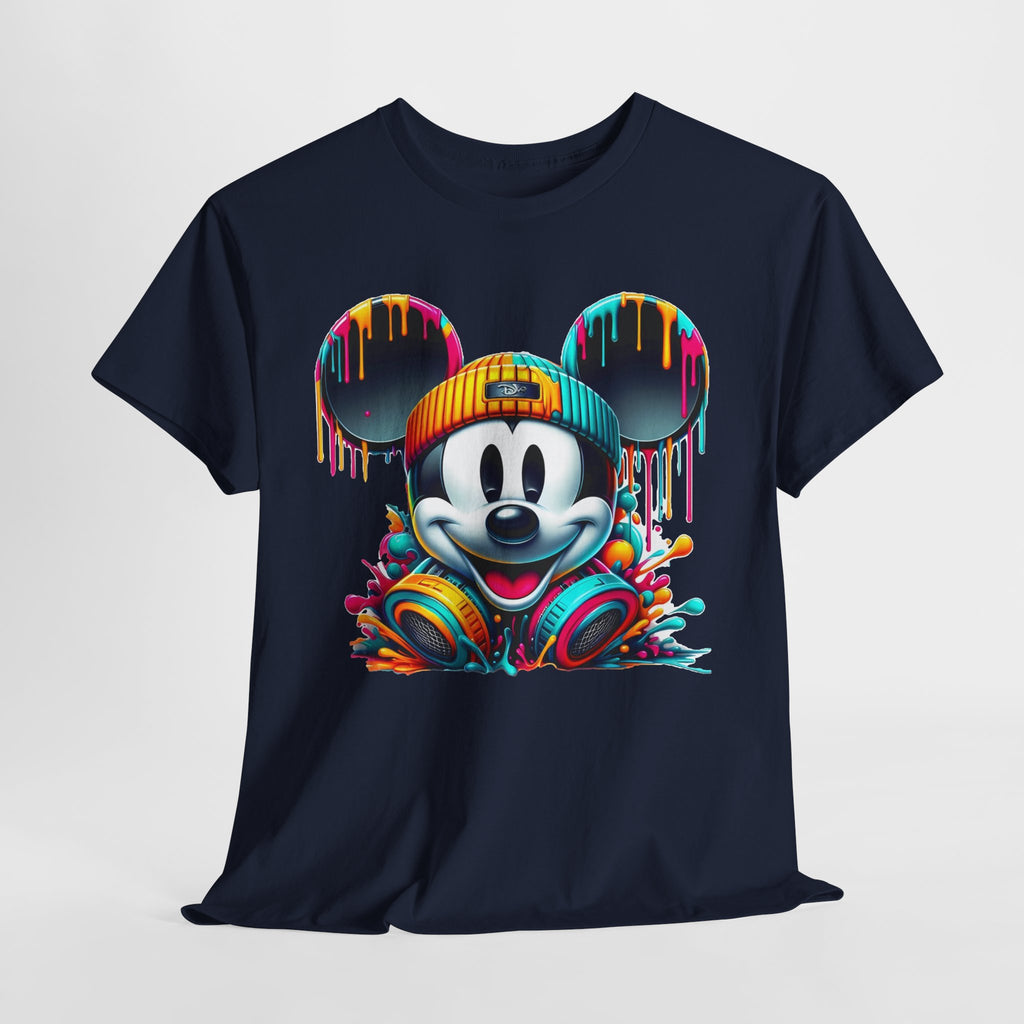 Mickey Graphic Tee — Colorful Street Art Mouse Character T-Shirt