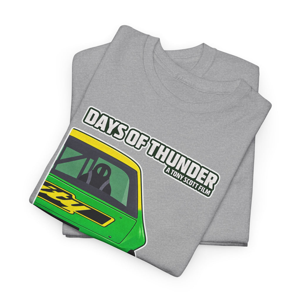 Days of Thunder Racing Car T‑Shirt — Retro Green Muscle Car Tee