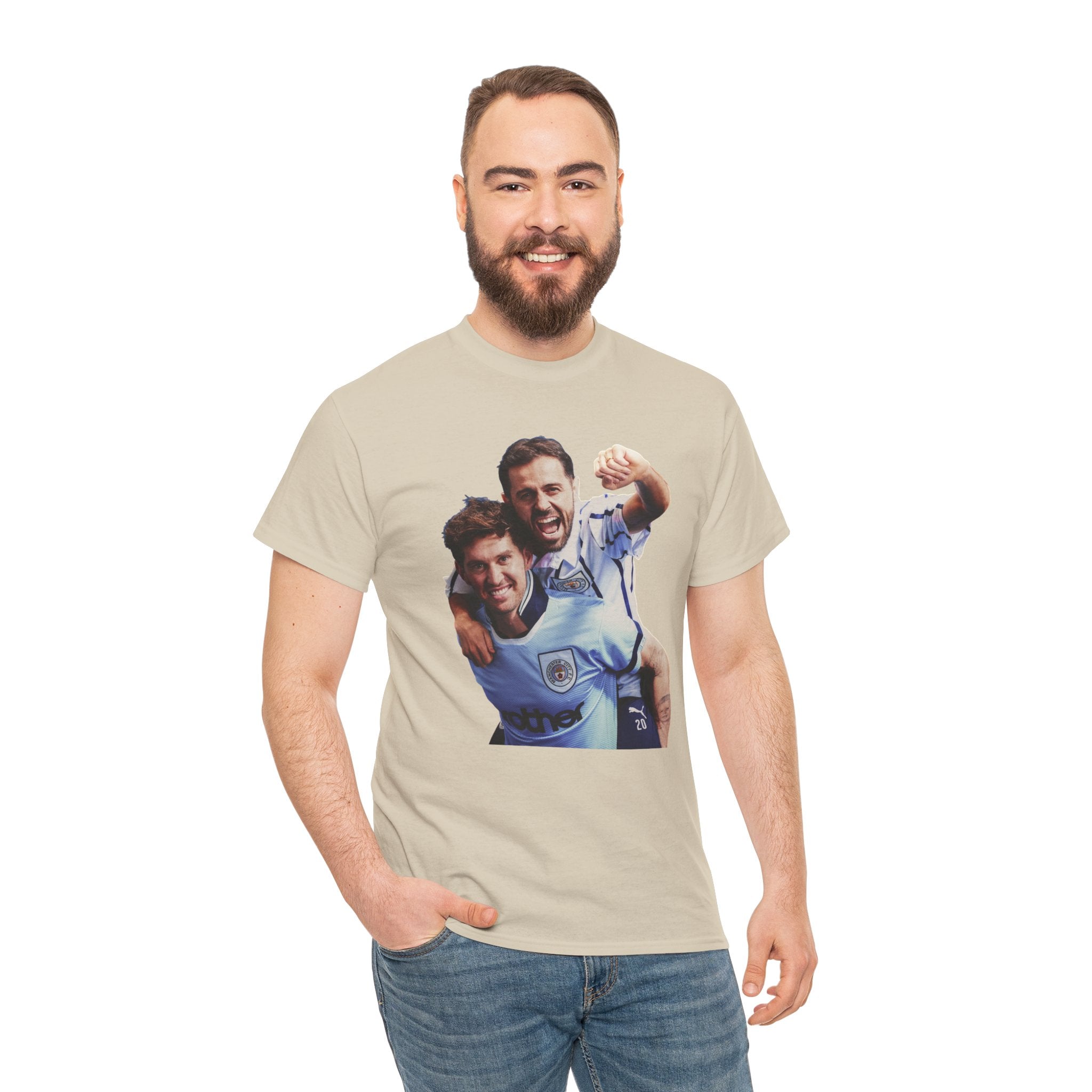 Bernardo Silva & John Stones Manchester City Legends T-Shirt