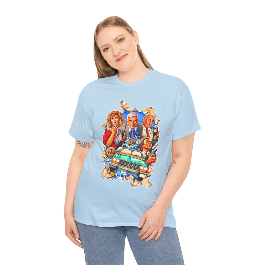 The Naked Gun / Police Squad Crime Comedy Movie Poster Cotton T-Shirt
