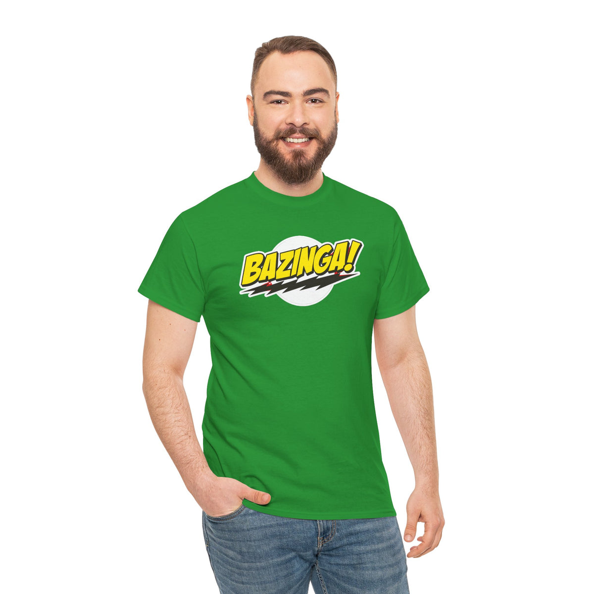 Bazinga! Graphic Cotton T-Shirt