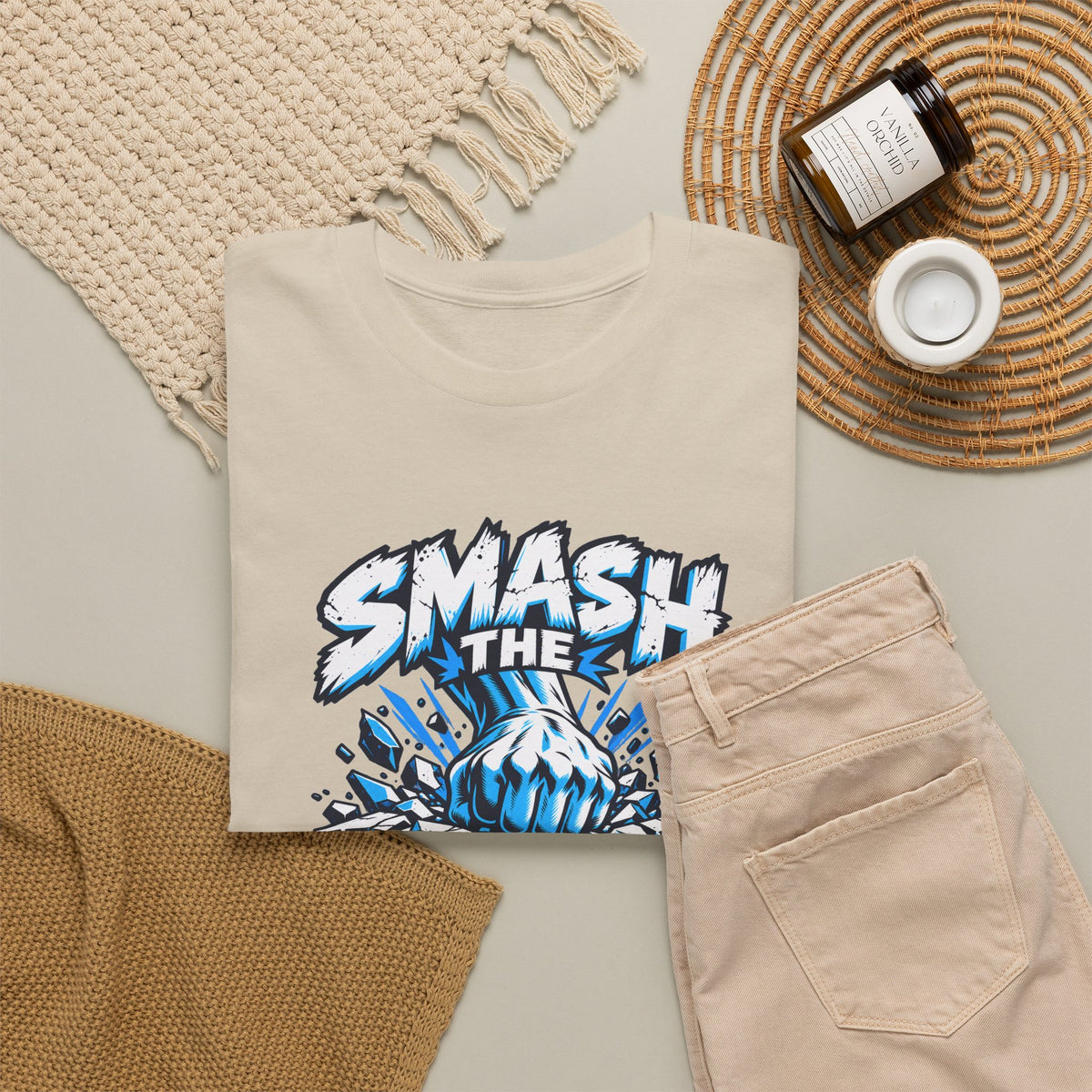 Smash the Red Cartel Unisex Heavy Cotton T-Shirt / Tee