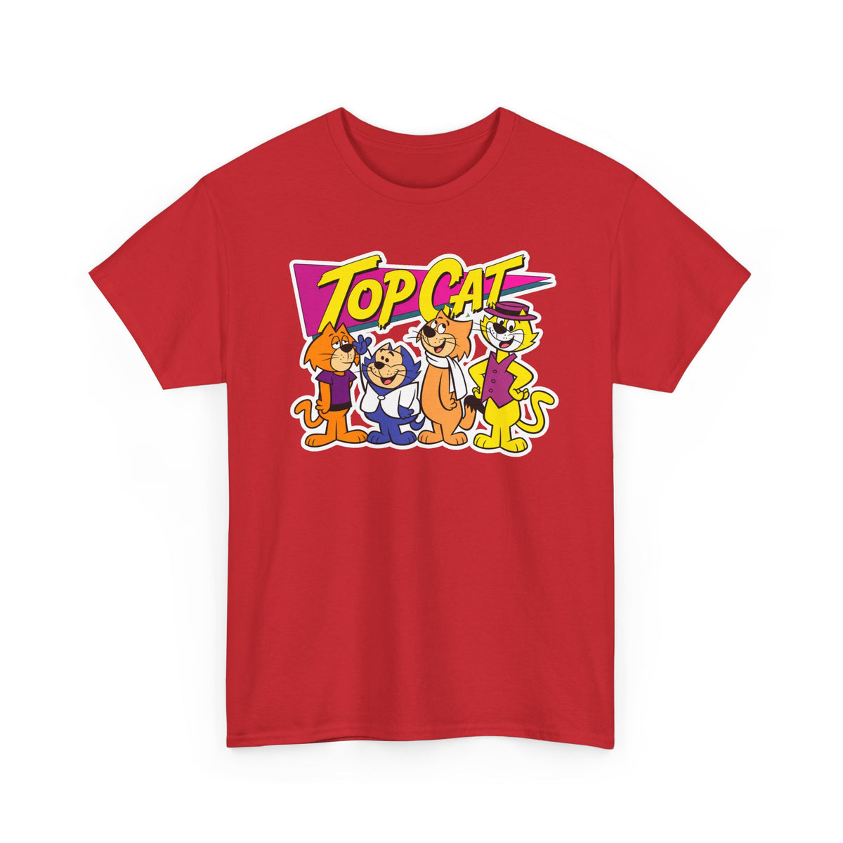 Top Cat Retro Cartoon Cotton T-Shirt / Tee