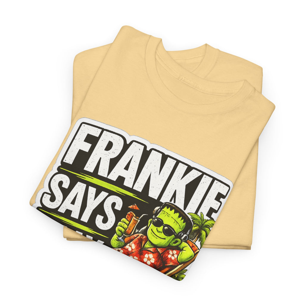 Frankie Says Relax Funny Graphic Cotton T-Shirt
