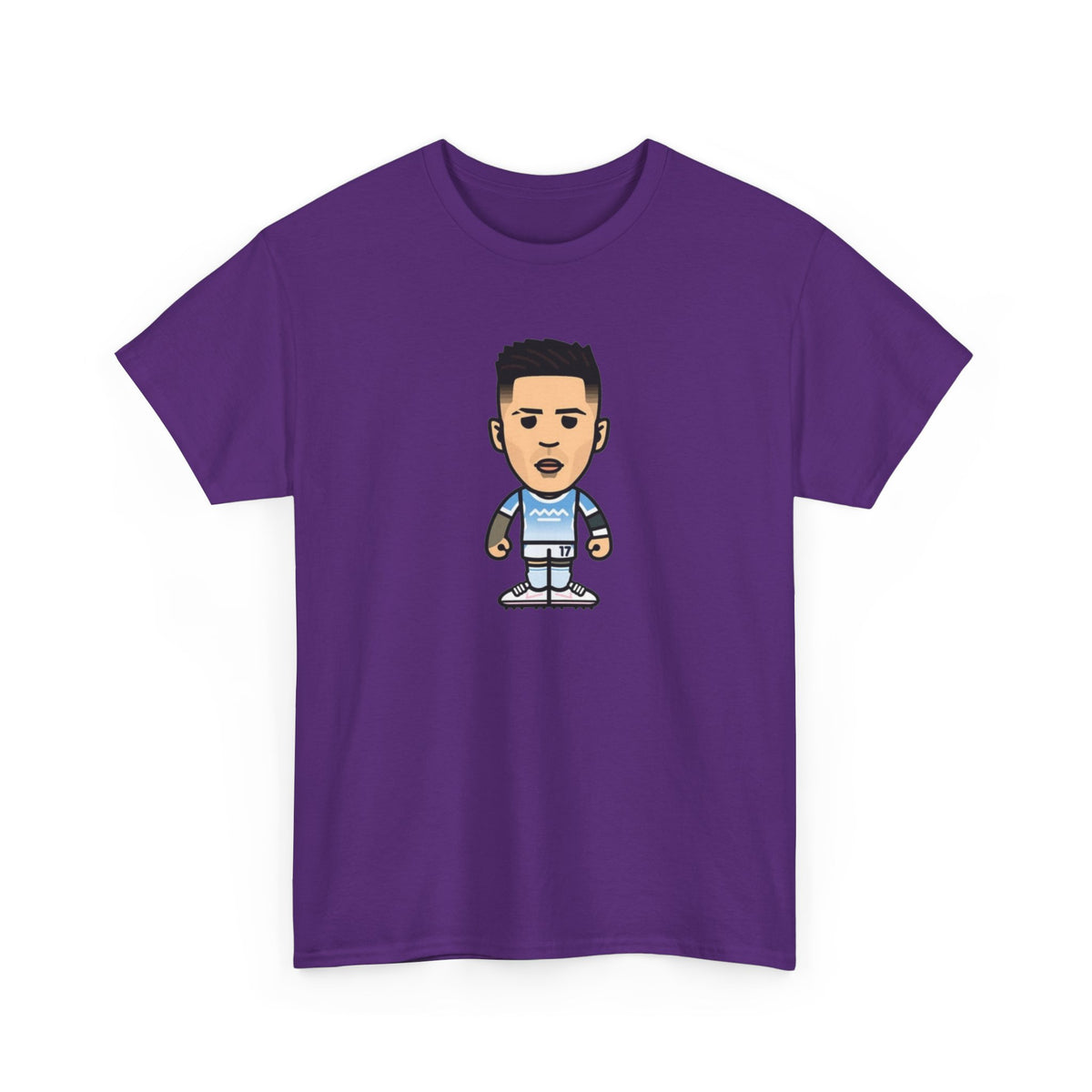 Enzo Fernandez Manchester City Cartoon Cotton T-Shirt