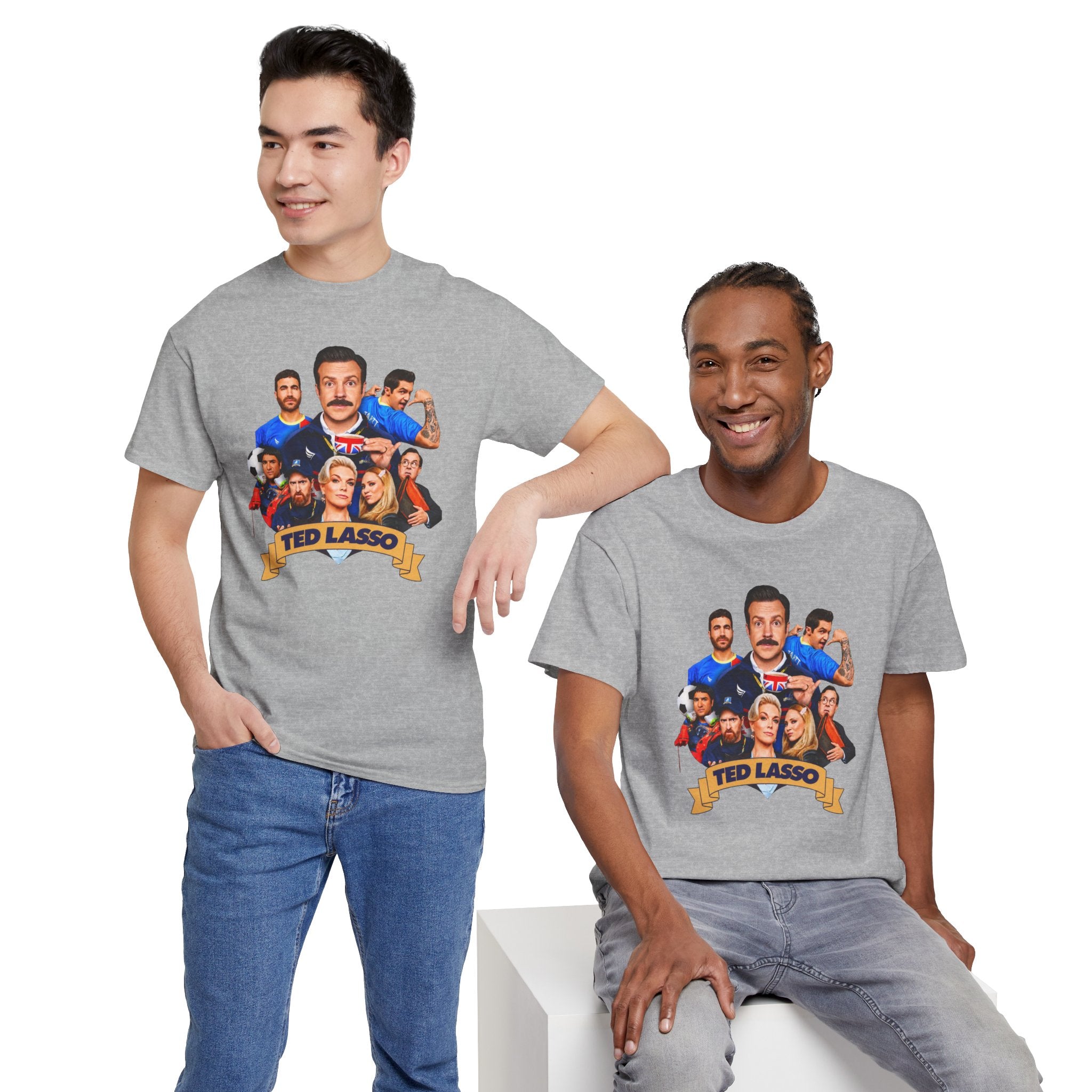 Ted Lasso Inspired Cast Graphic Tee — TV Show Fan Shirt