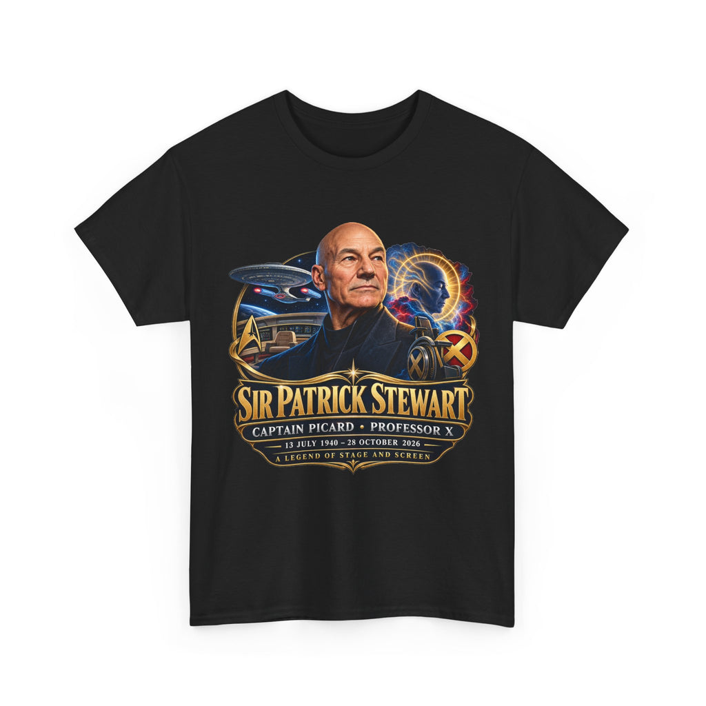 Sir Patrick Stewart Unisex Heavy Cotton Tee
