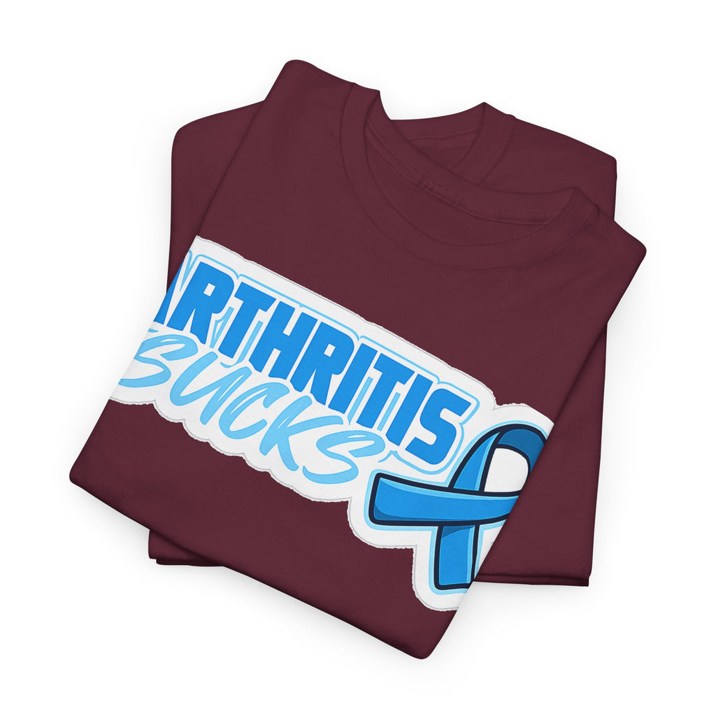 Arthritis Sucks T-Shirt with Awareness Ribbon — Arthritis Support Tee