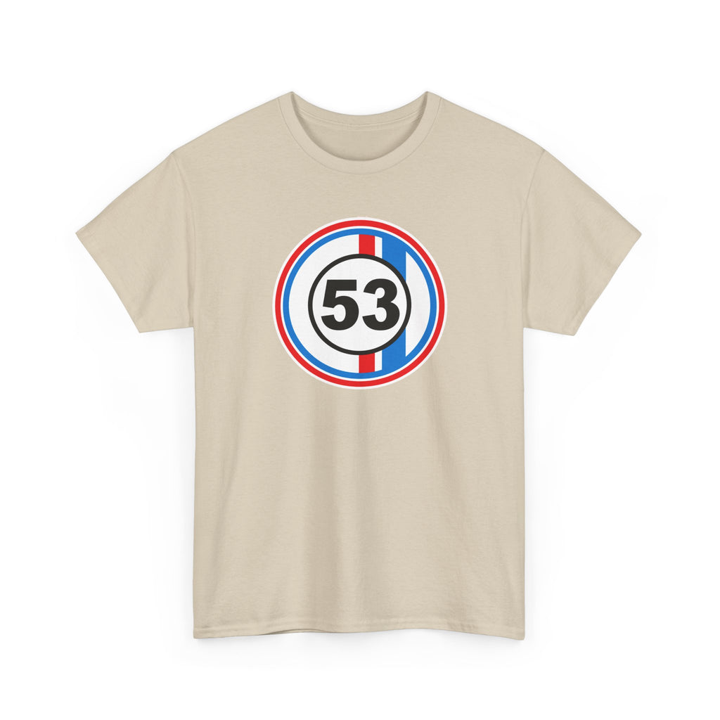 Racing Stripe Number 53 Cotton T-Shirt / Tee