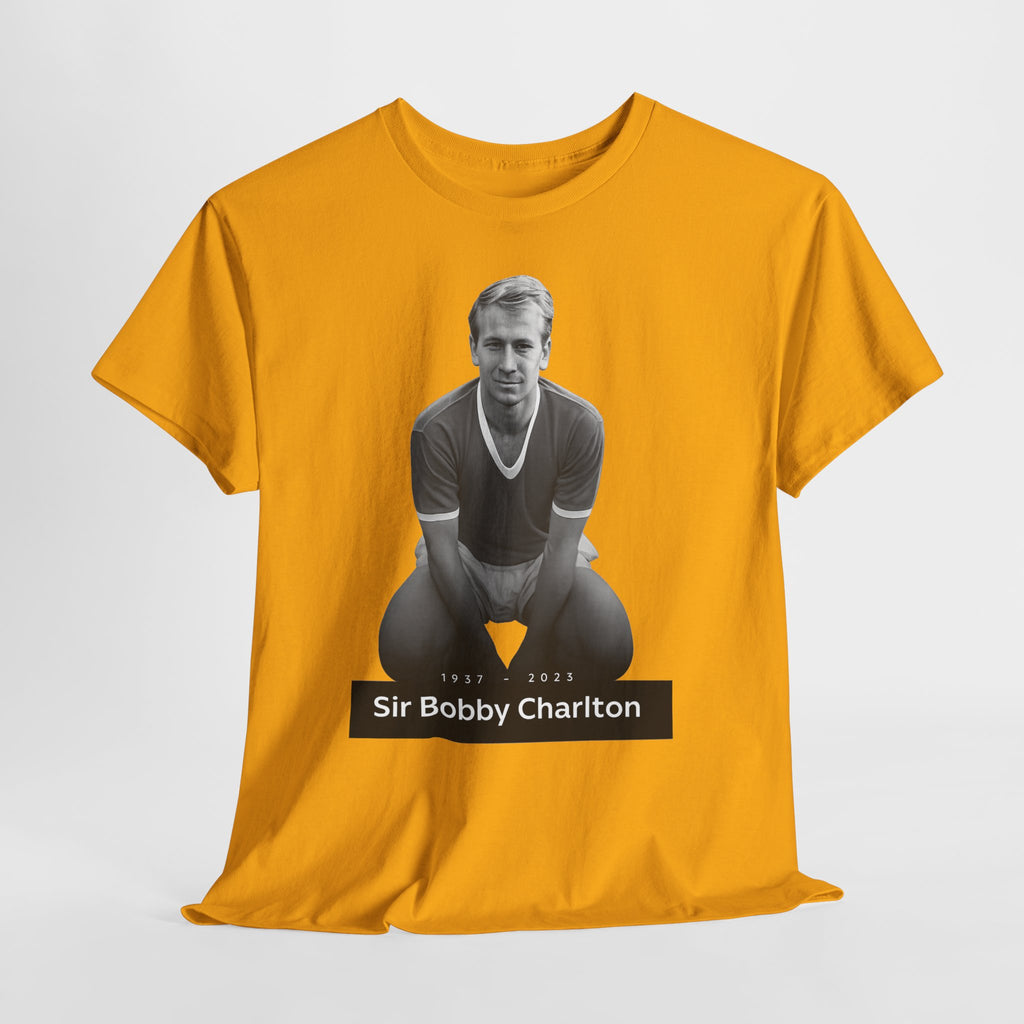 Sir Bobby Charlton Football Legend Cotton T‑Shirt