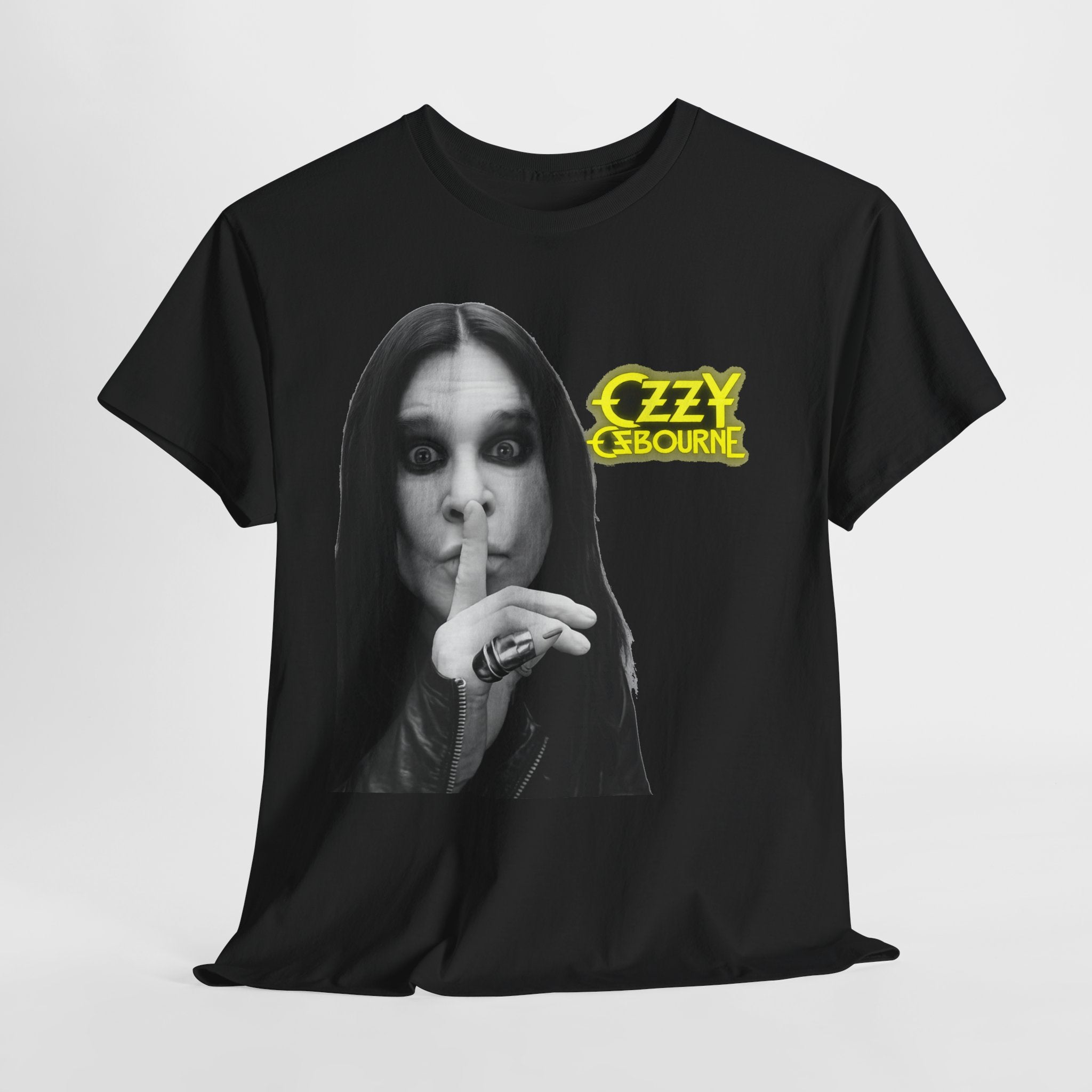 Ozzy Osbourne Halloween Horror Nights Tee — "Shh" Graphic Band T‑Shirt