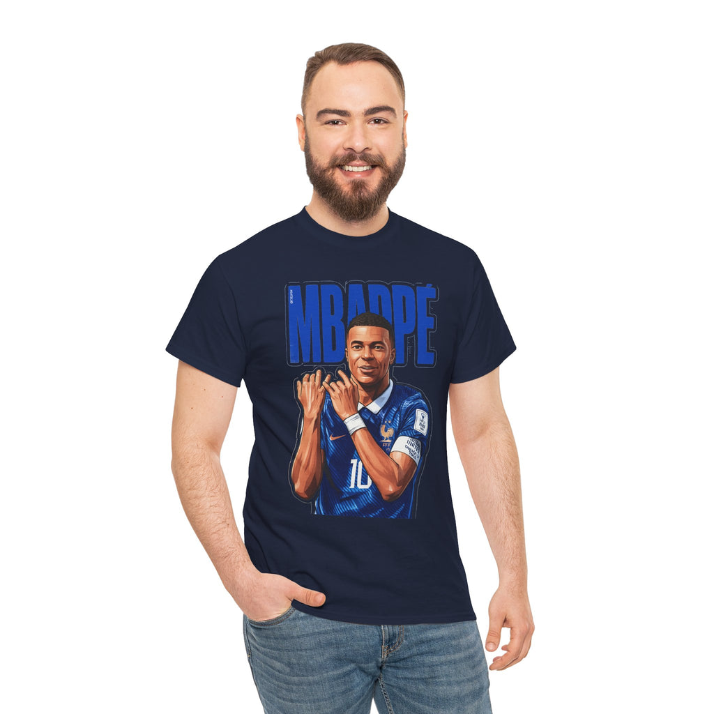 MBAPPE Graphic Shirt Soccer Star Portrait Tee — "
