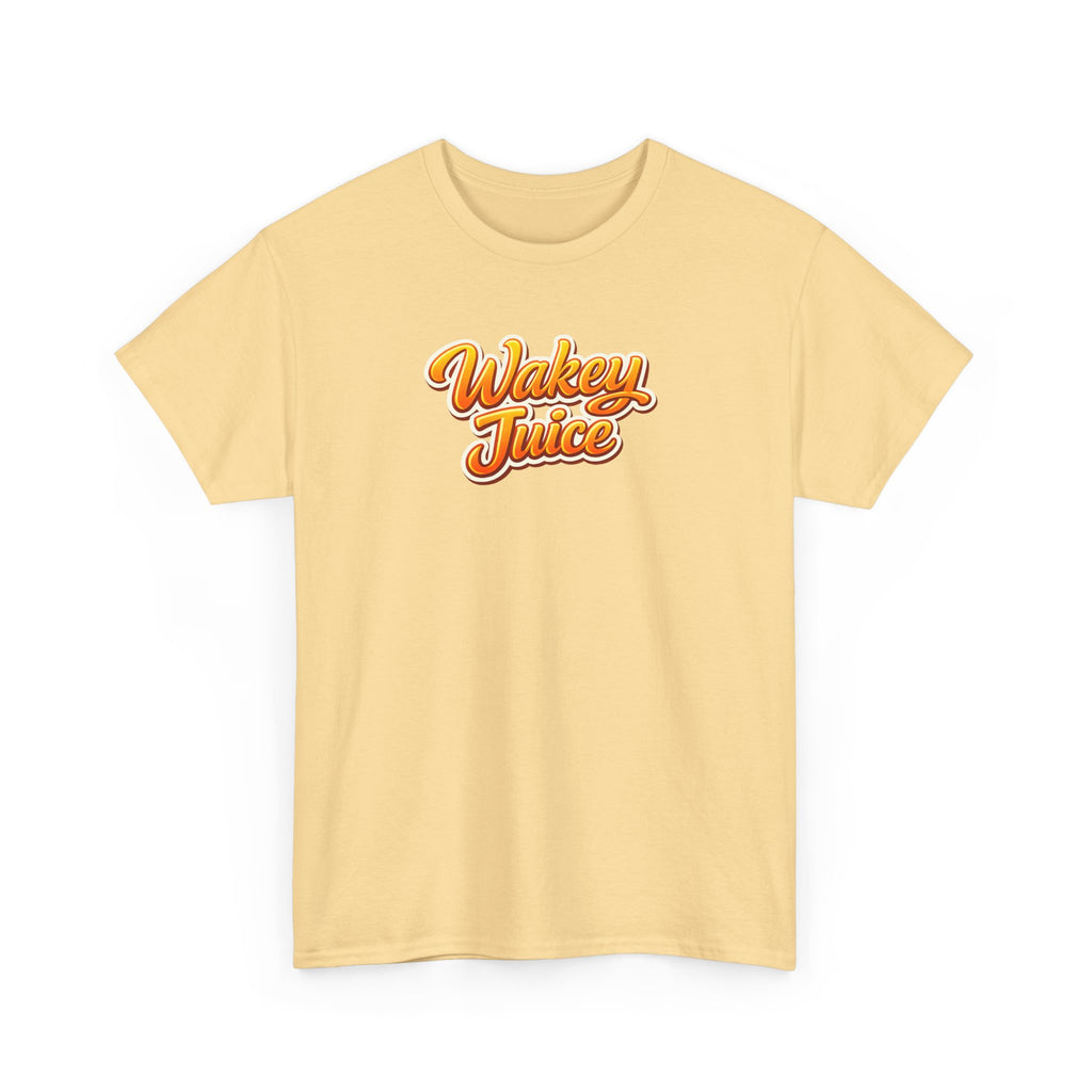 Wakey Juice T‑Shirt — Retro Orange Script Graphic Tee