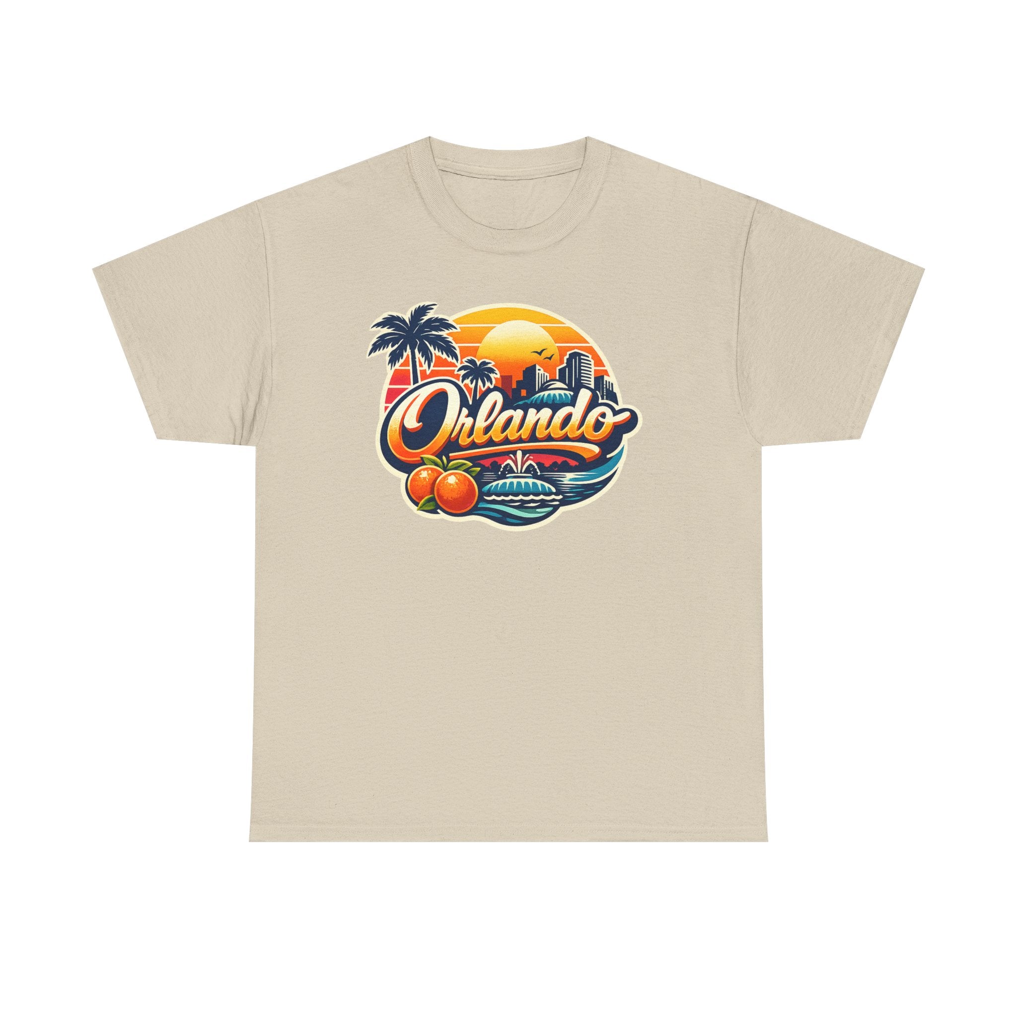 Orlando Retro Sunset T-Shirt — Vintage Florida Vacation Tee