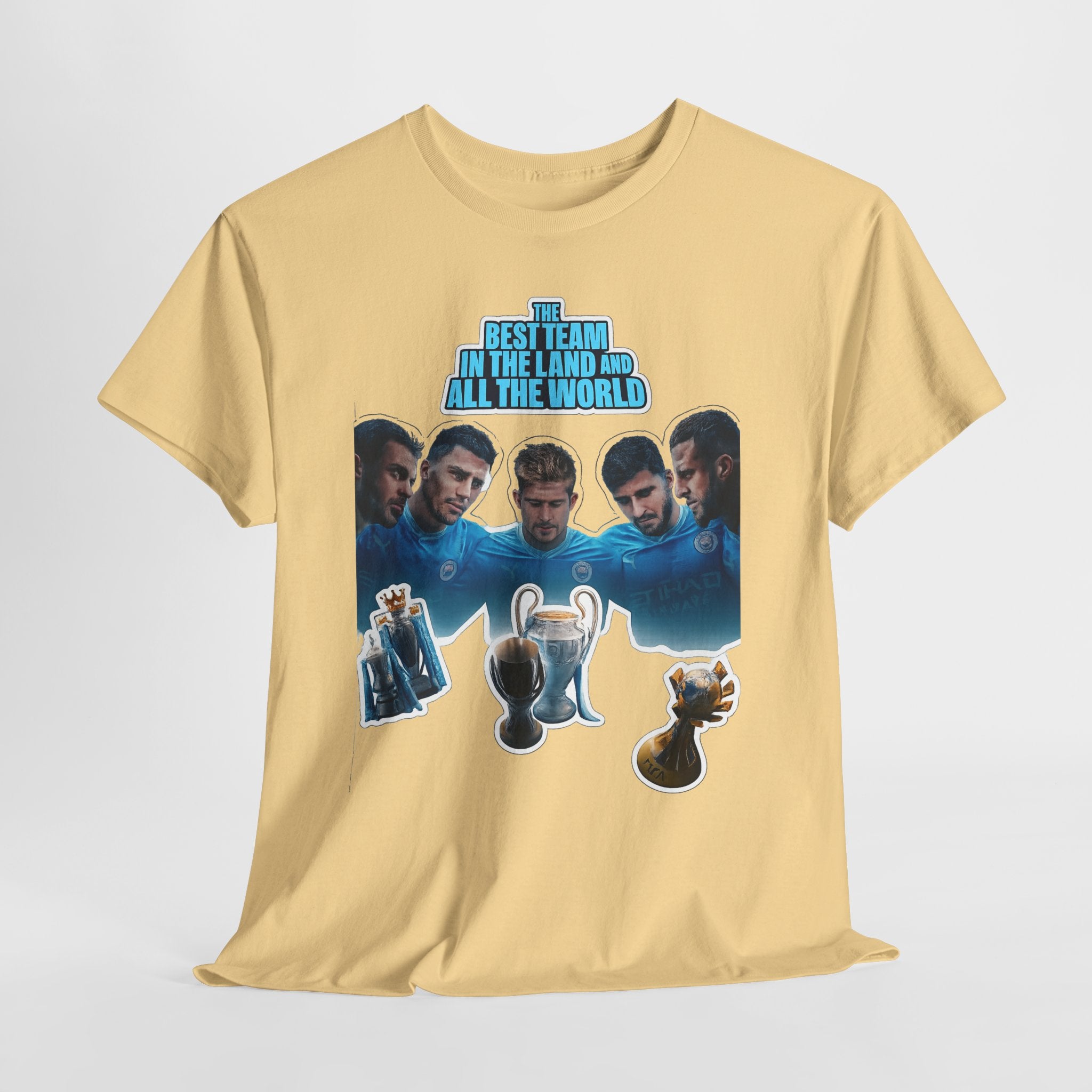 Manchester City — "Best Team in the Land and All the World" Cotton T-Shirt