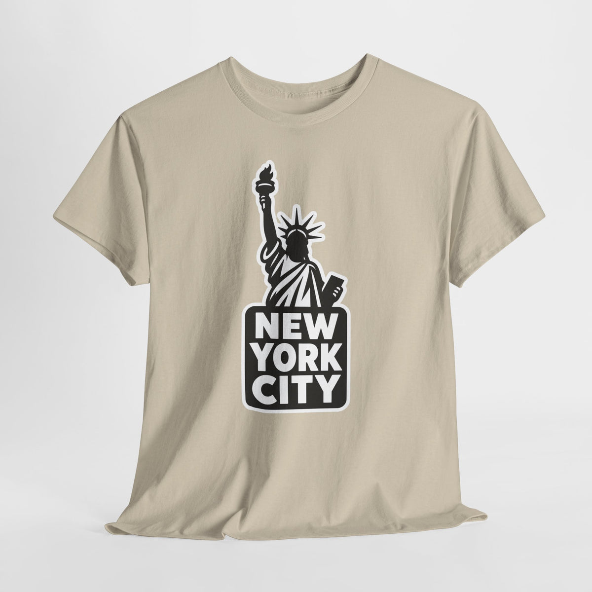 New York City Statue of Liberty Graphic Cotton T-Shirt / Tee