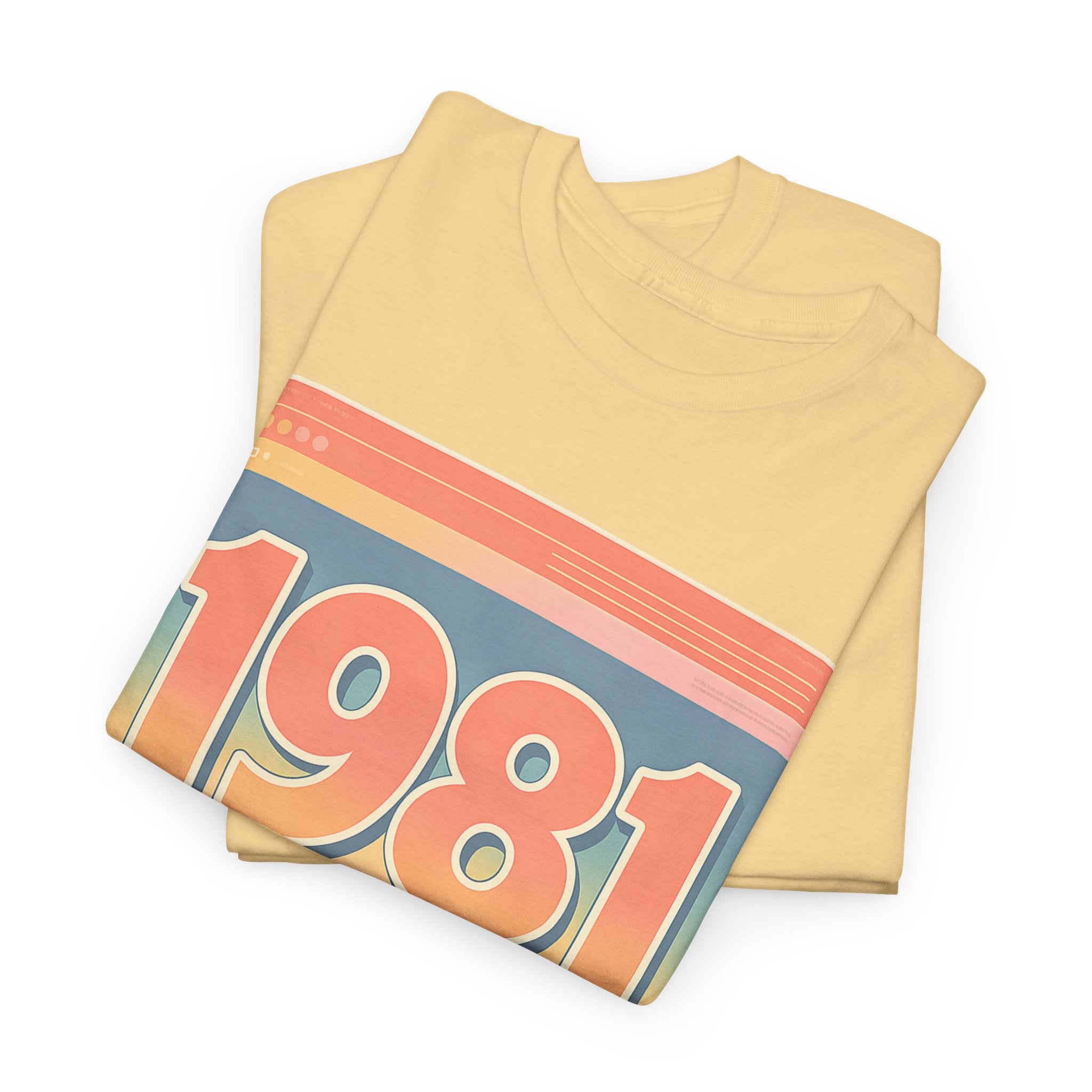 Vintage 1981 Retro Tee — 40th Birthday Gift Shirt