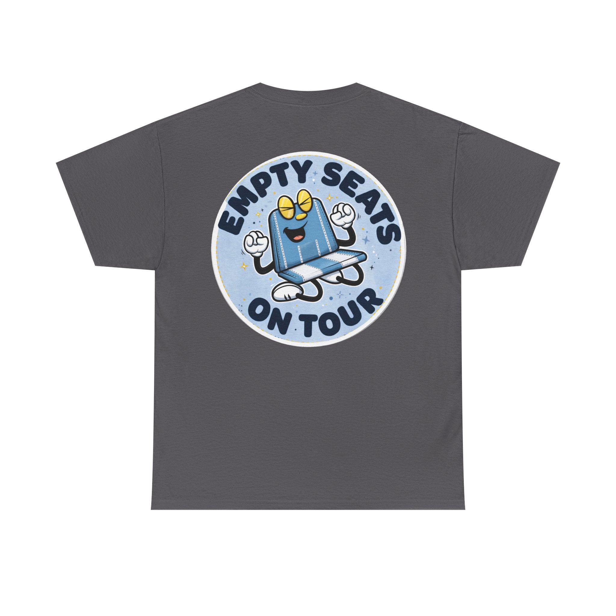 Manchester City T-Shirt — 'Empty Blue Seats On Tour' Retro Skate Graphic Tee