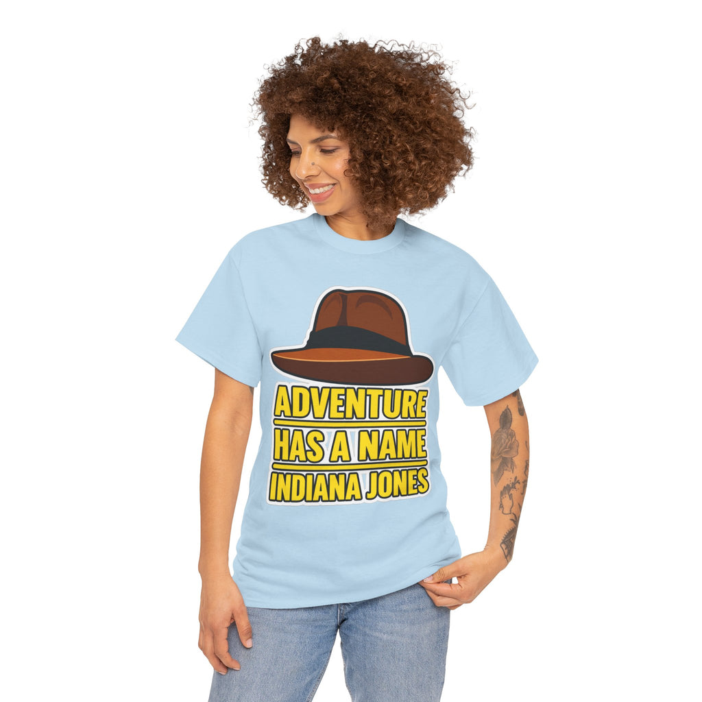 Adventure Has a Name Indiana Jones Graphic Cotton T-Shirt