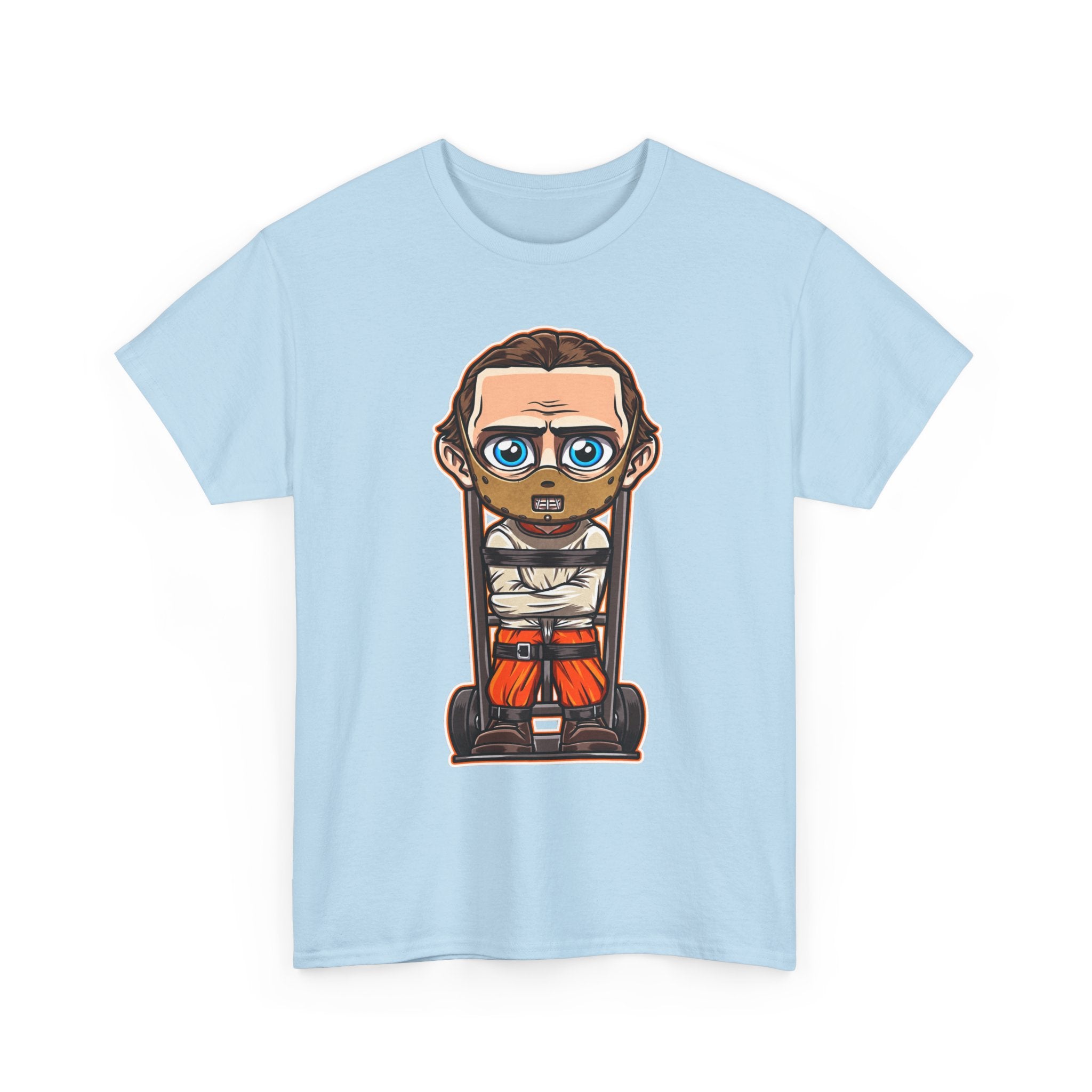 Chibi Prisoner Character Tee — Cute Cartoon Inmate Graphic T-Shirt